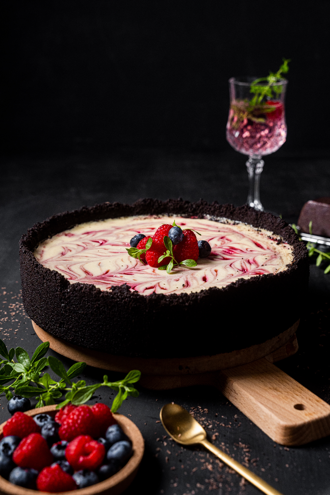 Dark Cherry Cheesecake — Cheesecakes | Rosemarie SV